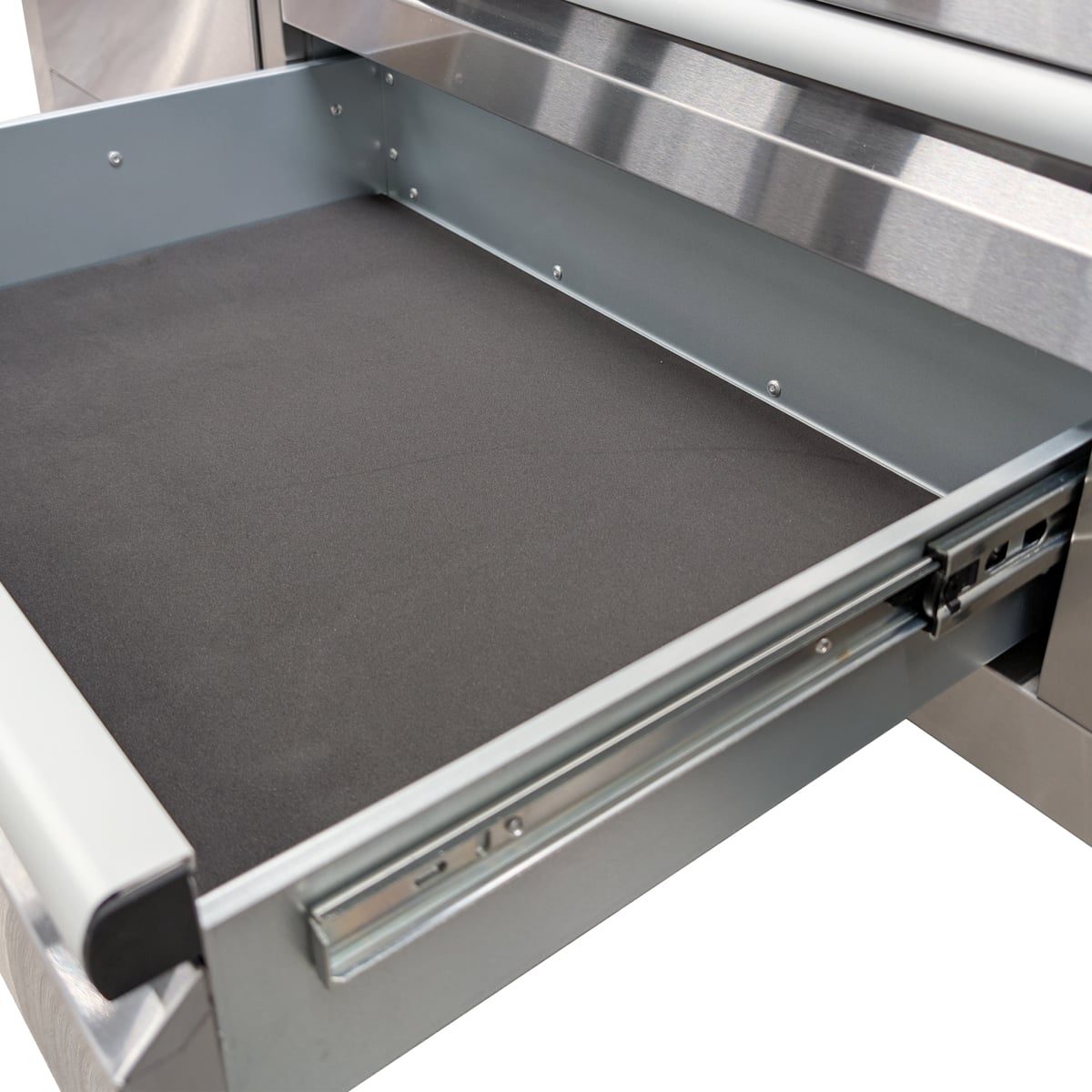 SGS 61in Stainless Steel 9 Drawer Tool Chest | Split Wooden Lift-Up Worktop